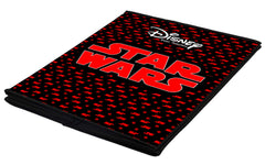 Kuber Industries Disney Print Non Woven 3 Pieces Fabric Foldable Storage Cube For Toy,Books,Shoes Storage Box With Handle,Extra Large (Grey & Maroon & Royal Blue)-KUBMART16198