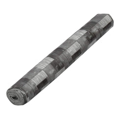 Kuber Industries Leaf Design PVC Wardrobe Kitchen Drawer Shelf Mat 10 Mtr Roll (Grey) -CTKTC030429