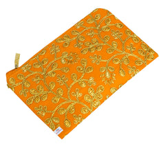 Heart Home Embroidery Hand Purse/Wallet For Women (Yellow)