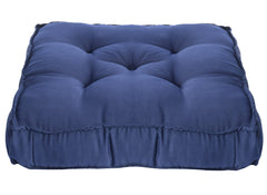 Kuber Industries Chair Pad|Chair Cushion Pad|Chair Cushion Microfiber Seat Cushion|Solid Color & Soft Microfiber (Navy Blue)