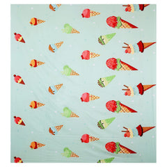 Heart Home Flower Design Glace Cotton 144 TC King Size Double Bedsheet with 2 Pillow Covers (Green) (F_26_HEARTH016954)