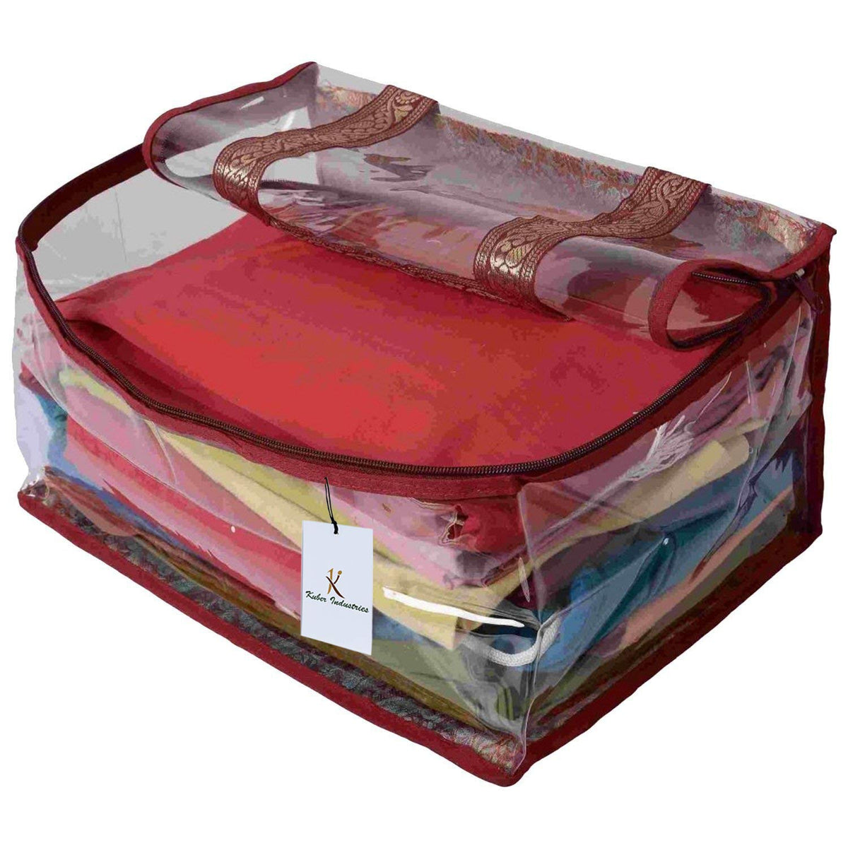 Kuber Industries Brocade Peticoat Cover (PC101)