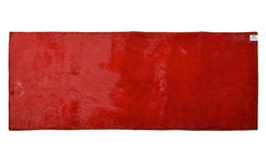 Heart Home Fluffy Shag Rug Bedside Runner for Home Décor (Red)-HS40HEARTH23989