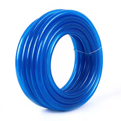 Kuber Industries Basic PVC with Nylon Braided Water Pipe 10 Meter|Multi-Utility Water Pipe for Garden, Car Cleaning & Pet Cleaning|Heavy Duty & Leak Proof Hose Pipe|Blue |