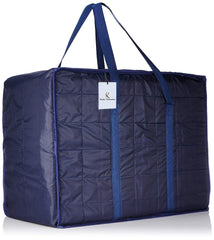 Kuber Industries Parachute Jumbo Attachi Bag Travel Handbag Storage Carrying Bag, Blanket Cover, Duffle, Travel Multi-Purpose Bag (Blue) CTKTC034669