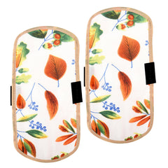 Kuber Industries Fridge Handle Cover | Refrigerator Handle Cover | Fridge Door Handle Protector | Fridge Door Handle Cover | Leaf Kniting Fridge Handle Cover | 2 Piece Set | Cream