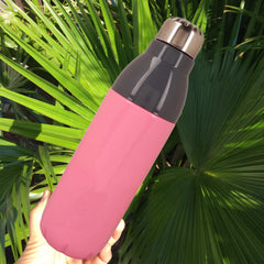 Kuber Industries 2 Piece Plastic Insulated Campus Water Bottle