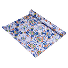 Heart Home Shelf Liner | Kitchen Cabinet Shelf Protector | Kitchen Liners for Cabinets and Drawers | Drawer Liner Mat | Flower Star Shelf Liner Roll | Cabinet Mat | 3 MTR | Blue