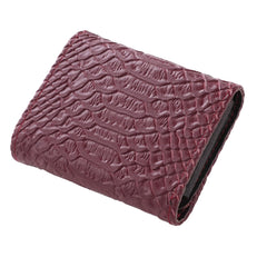 Kuber Industries Card Holder Wallet for Men Women|Debit Credit Card Holder|Wallet for Id, Visiting Card, Buisness Card|Button Closure Wallet|Red
