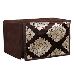 Kuber Industries Cotton 1 Piece Microwave Oven Cover 25 LTR (Dark Brown) -CTKTC5740