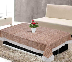 Kuber Industries 40"x60" Wooden Design PVC Table Cover for Center Table and 4 Seater Center Table (Brown) (HS_36_KUBMART018498)