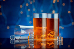 Kuber Industries 6 Pieces Unbreakable Stylish Transparent Water Glass/Juice Glass/Beer Glass/Wine Glass Plastic Glass Set 250 Ml (White)-KUBMART11422