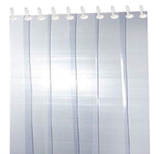 Kuber Industries Plastic AC Door Curtain, 1 mm 7 Feet, White, 1 Piece