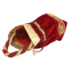 Kuber Industries Velvet Rajasthani Potli Bag/Clutch/Bridal Clutch Set (Maroon)