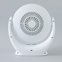 Kuber Industires Small Makeup Mirror with LED Light|Mirror for Table Top, Vanity, Desk|Battery Operated with USB Port(White)