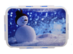 Kuber Industries Model-401 Unbreakable Plastic Medium Airtight Leakproof Lunch Box/Tiffin (Blue)-KUBMART1299,Standard