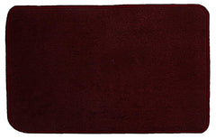 Heart Home Microfiber Anti Slip 6 Pieces Door Mat 22"x14"(Maroon) HEART945