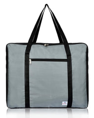 Heart Home Moisture Proof Wardrobe Organizer Storage Bag For Clothes With Zipper Closure and Handle (Grey & Black)-HS43HEARTH26661