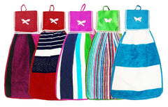 Kuber Industries Hanging Cotton 5 Pieces Cotton Washbasin Napkin/Hand Towel for Kitchen and Bathroom (Multi)