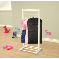 Heart Home Non -Woven 1 Piece Hanging Garment Cloth Cover for Kids (Black) - CTHH10777