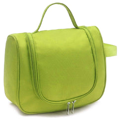 Kuber Industries Canvas Toiletry Travel Bags Shaving Kit/Pouch/Wash Bag for Men and Women Cosmetic Makeup Organizer Bag (Green) -CTKTC038985