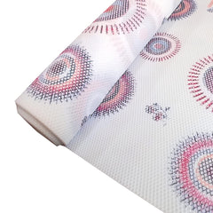 Heart Home Rangoli Print PVC Anti Slip Skid Shelf Mat, Shelf Liner for Wardrobe, Shelf, Kitchen Drawer, Cupboard Cabinet, 3 Mtr (White)-HS_38_HEARTH21367