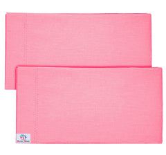 Heart Home Breathable & Soft Cotton Pillow Cover for Sofa, Couch, Bed - 29x20 Inch, Set of 6 (Pink) 52HH4032