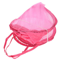 Heart Home Laundry Basket | Disney Princess Net Foldable Laundry | Nylon Storage Basket with Handle | Basket for Toy Storage | 30 LTR | Pack of 3 | Pink