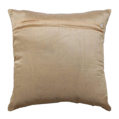 Kuber Industries Cushion Cover | Satin Embossed Quilted Cushion Cover | Cushion Cover for Sofa | Cushion Covers for Home Décor | 16 Inch | Set of 5 | Cream