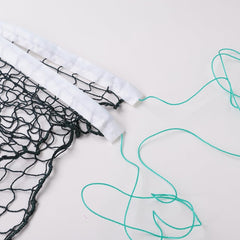 Kuber Industries Badminton Net|Nylon Net for Tournament, Sports Coaching|Shuttle Net Indoor, Outdoor-Pack of 6 (Dark Green)