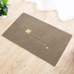 Heart Home Microfiber Door Mat for Porch/Kitchen/Bathroom/Laundry Room,Pack of 2 (Grey) 54HH3989.