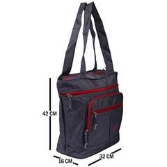 Kuber Industries Rexine 1 Piece Shopping Bag (Brown) -CTKTC6300