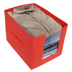 Kuber Industries 4 Piece Non Woven Shirt Stacker Wardrobe Organizer (CTKTC5570)