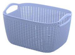 Kuber Industries Fruit Basket For Dining Table|Plastic Basket For Storage|Flexible Kitchen Storage Baskets (Grey)