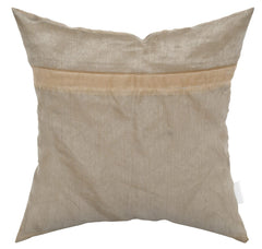 Heart Home Velvet Dot Printed Soft Decorative Square Throw Pillow Cover, Cushion Covers, Pillow Case for Sofa Couch Bed Chair 16x16 Inch- Pack of 4(Cream), Standard (HS_37_HEARTH020266)