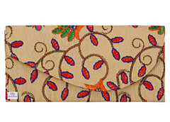 Heart Home Embroidery Premium Shagun Gift Envelopes for Weddings & Special Occasion-Pack of 6 (Cream)