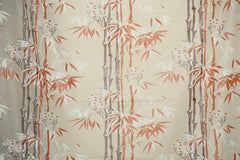 Kuber Industries Leaf Design Waterproof PVC Shower Curtain with 8 Hooks 54 inch x 84 inch (Coffee) CTKTC33756