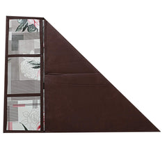 Kuber Industries Leaf Design PVC Fridge Top Cover - Brown