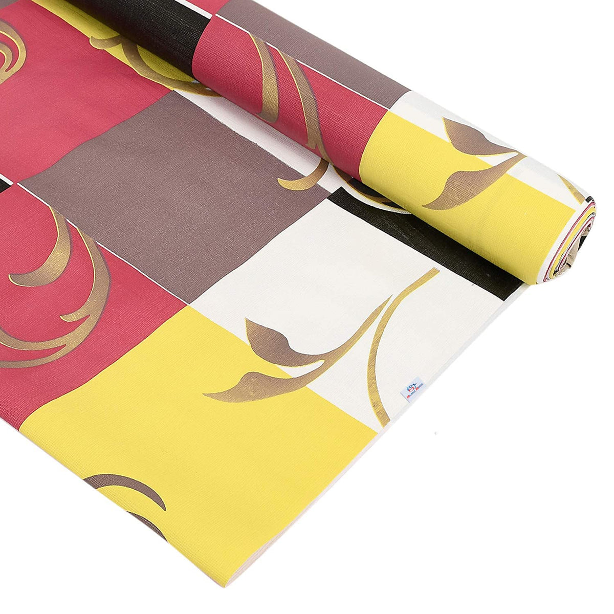 Heart Home Multiuses Multicheck Print Shelf Liners for Kitchen Shelves, cupboards, Wardrobe, Drawer, 10 Mtr (Multicolour) 52HH4084