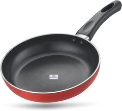 Heart Home Non Stick Aluminium Granite Fry Pan Induction and Gas Stove Compatible (Black)