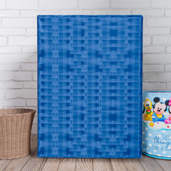 Heart Home Washing Machine Cover | Shelf Check Washing Machine Cover | Soft PVC | Front Load Washing Machine Cover | Blue