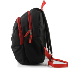 Kuber Industries Polyester Waterproof Disney Mickey Mouse Print Backpack|Sturdy School Bag For Kids,14 Inch (Black)
