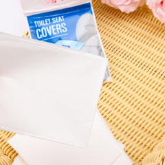Kuber Industries Toilet Seat Covers Disposable|Western Toilet Seat Cover|Use & Throw, Portable|Pack of 20 (White)
