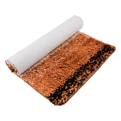 Kuber Industries Door Mat | Dust Trapper Mat | Door Entrance Mat | Anti-Skid Door Mat | Floor Mat for Home Entrance | Golden Patta Rainbow Mat | Entryway Door Mat | Pack of 3 | Cream