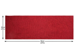 Kuber Industries Jute Table Runner for Home Décor 36" x 12" (Maroon)