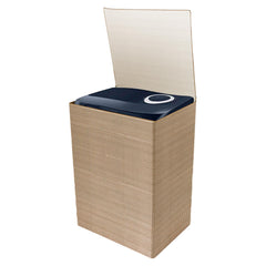 Heart Home Washing Machine Cover | Mini Check Print Washing Machine Cover | Soft PVC | Top Load Semi-Automatic Washing Machine Cover | Brown