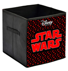 Heart Home Disney Star War Printed Multipurposes Storage Box/Organizer With Handles- Pack of 4 (Black) -HS43HEARTH26297