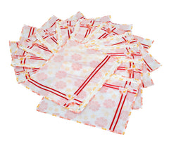 Kuber Industries Printed Non Wooven Saree Cover Set of 12 Pcs (with Zip Lock)