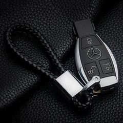 Kuber Industries Keychain/Keyring/Key Tag|Car Key Clip, Key Holder, Key Organizer|Pack of 2 (Black)