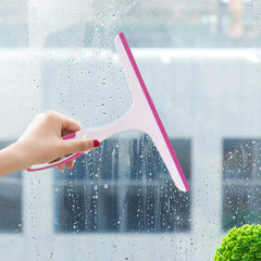 Kuber Industries Kitchen Wiper|Plastic Kitchen Table Platform Wiper Ideal for Windows, Glass & Car Windshield,Pack of 2 (Pink)